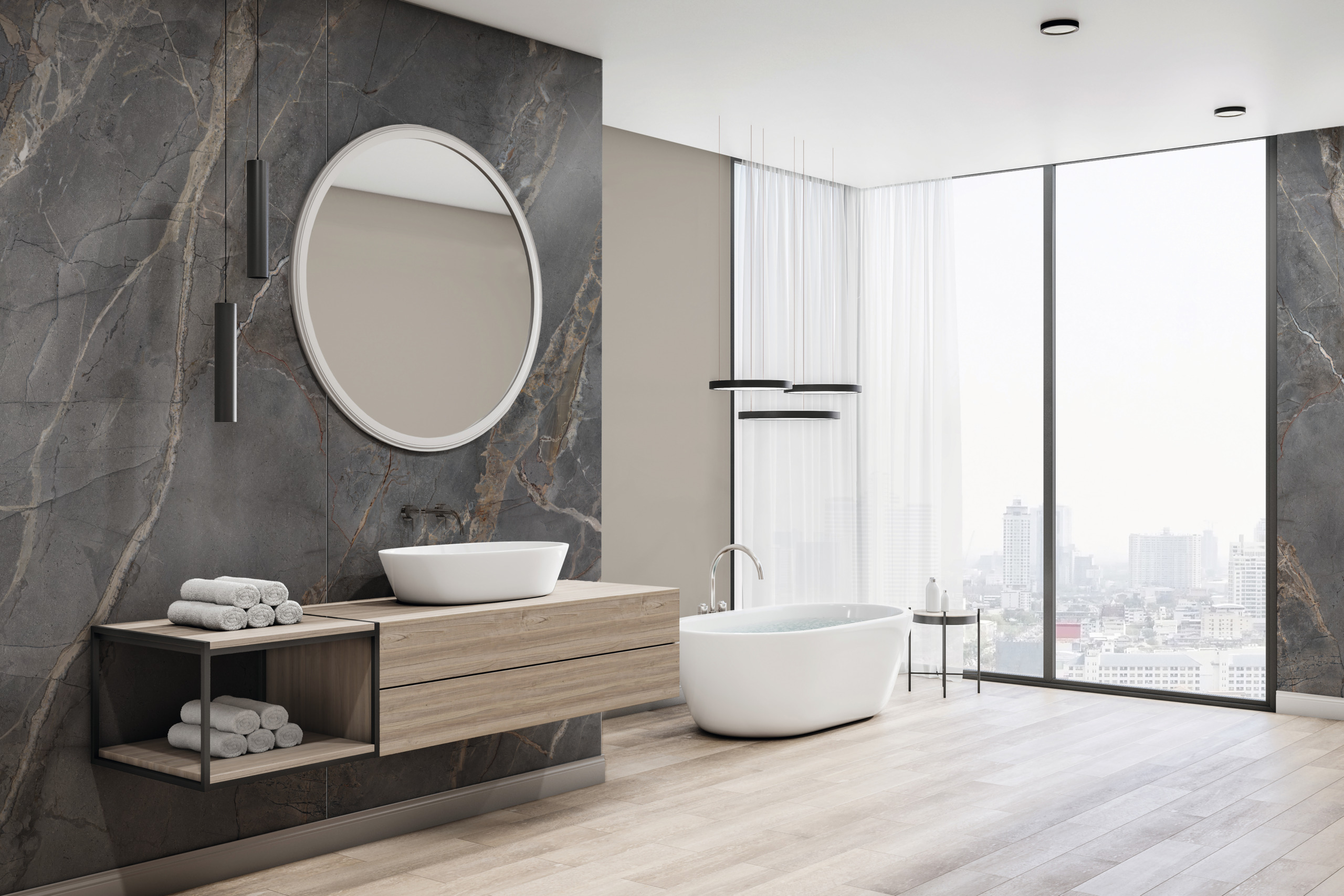 Innenarchitektur, Baden, Badewanne, Spüle, Waschbeckenhahn