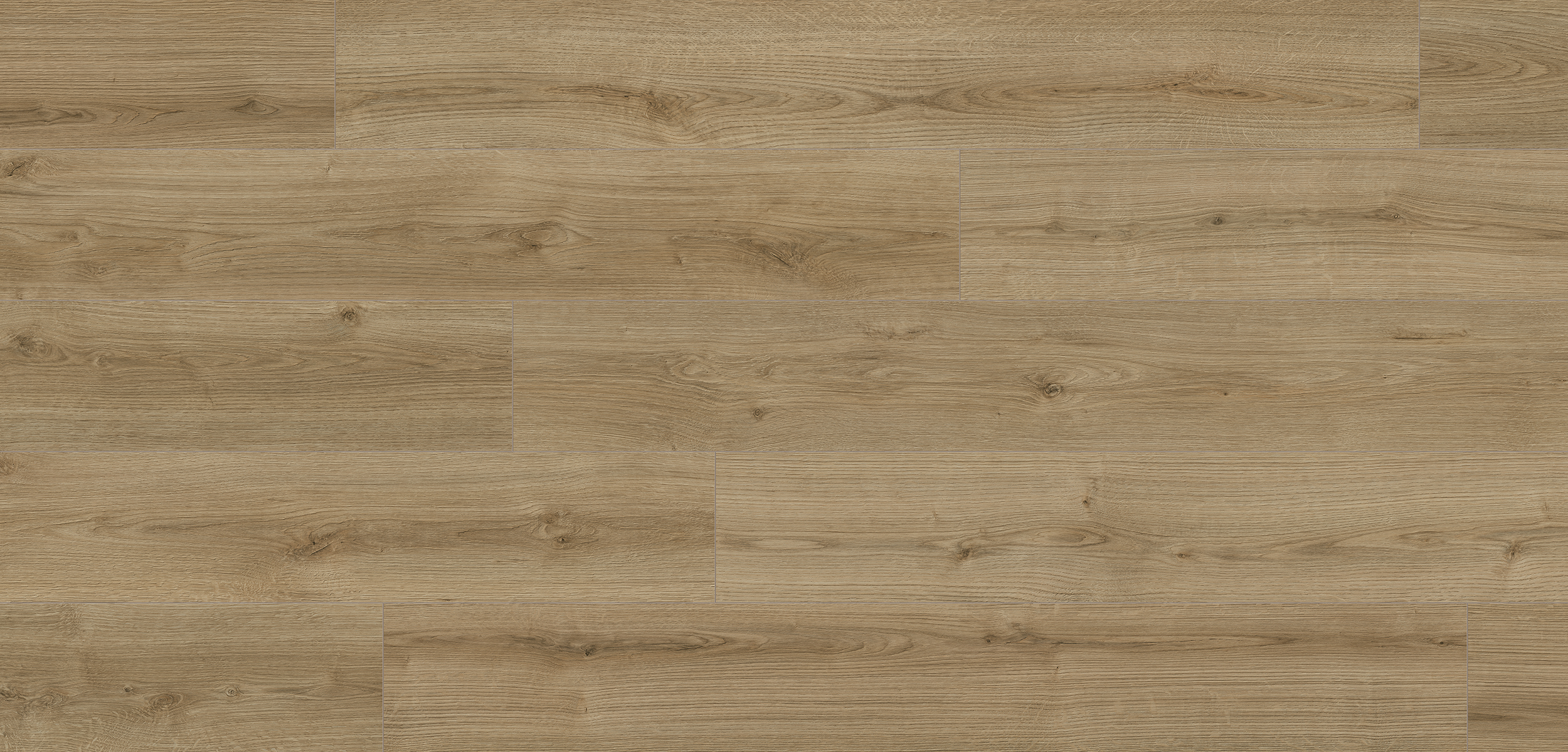 Laminatboden Eiche EVOKE TREND mit feiner Maserung und natürlicher Holzoptik für Bodenbelag und Wandgestaltung.