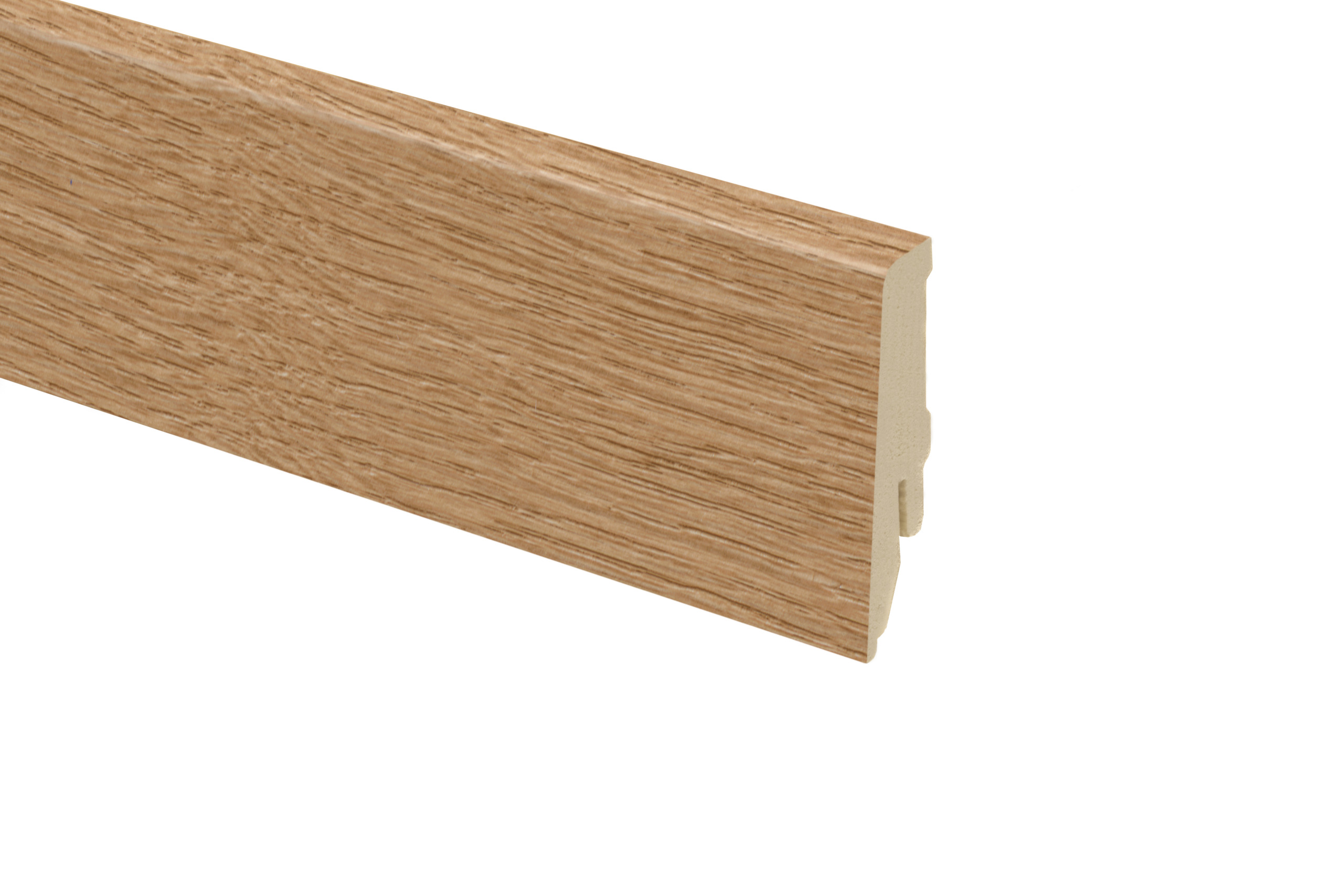 Holzleiste, Sockelleiste, Vorderkante, Holzoptik, Massivholz-Ästhetik
